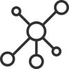 Icône de réseau connectée