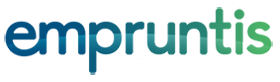 Logo d'Empruntis dégradé bleu et vert